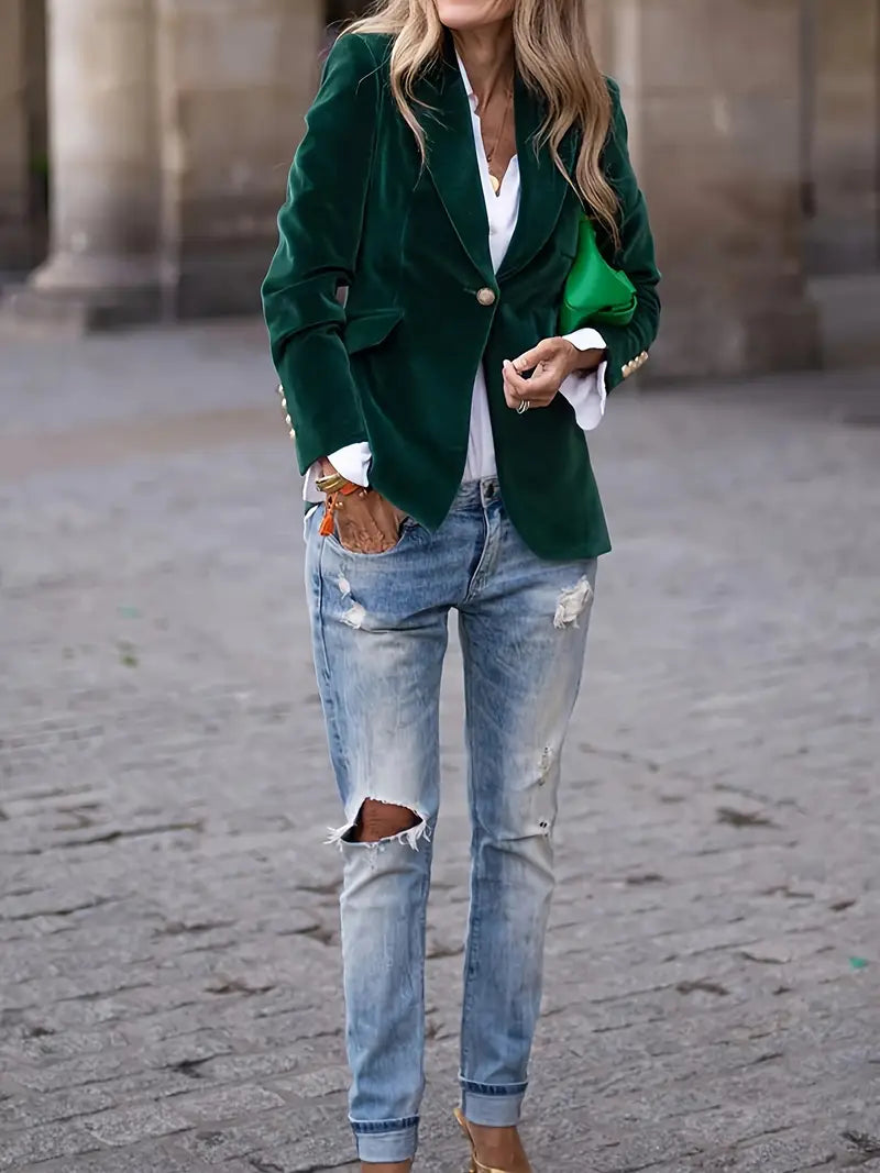 Zara™ | Fluwelen Blazer