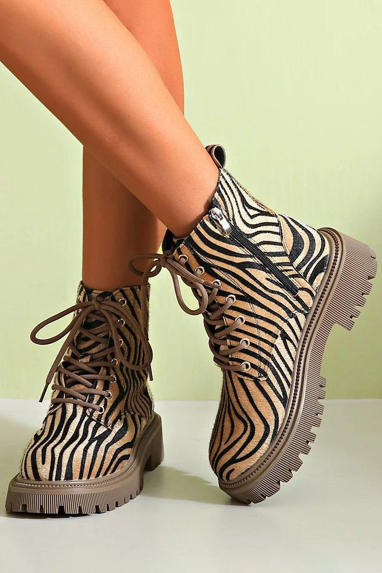 ZEBRA PRINT VETERSCHOENEN