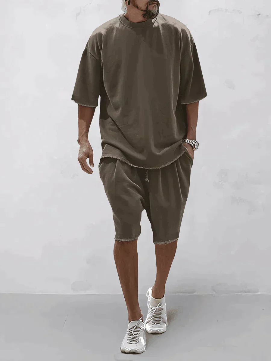 Casual losse, effen sportset