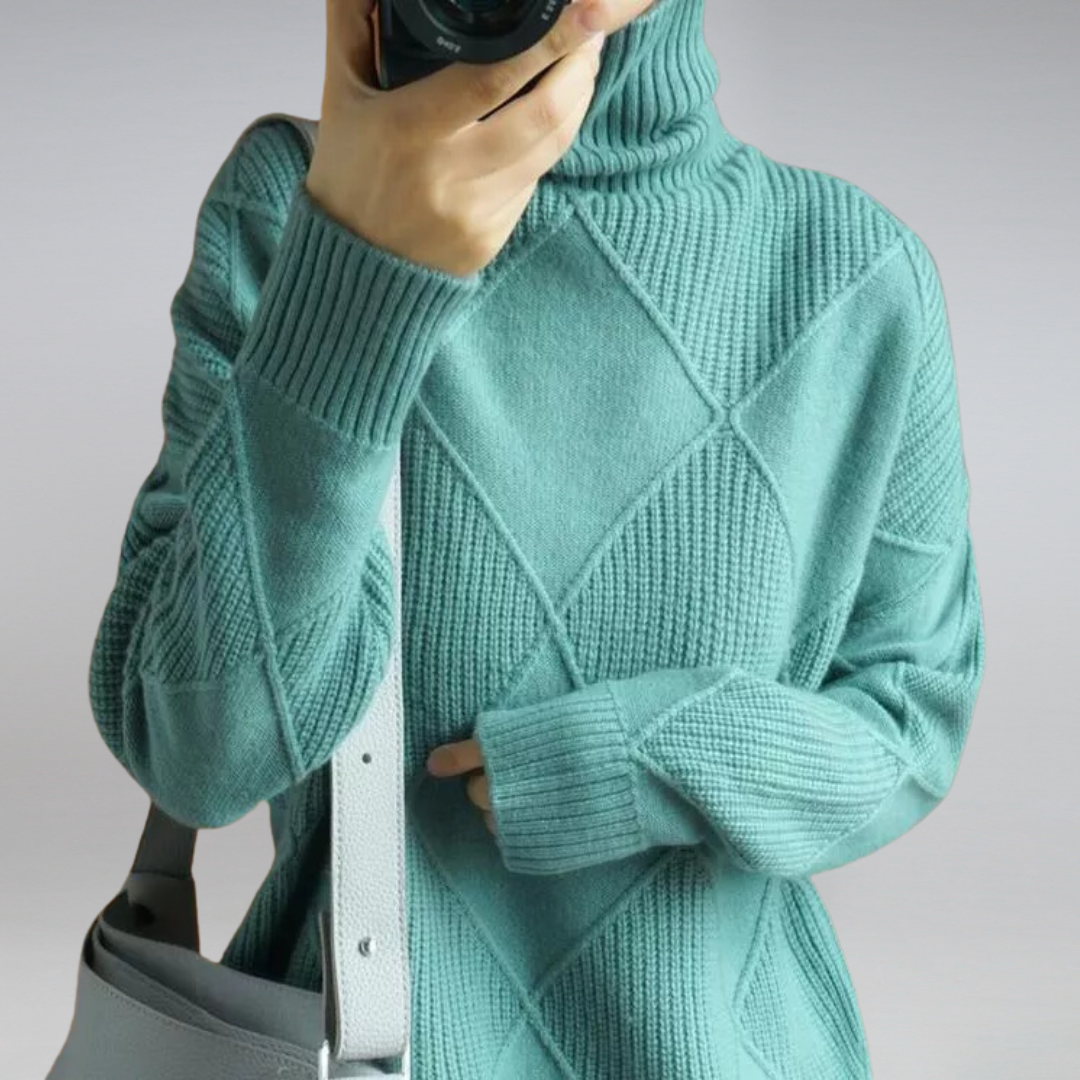 Chloe – Comfortabele Wintergebreide Trui