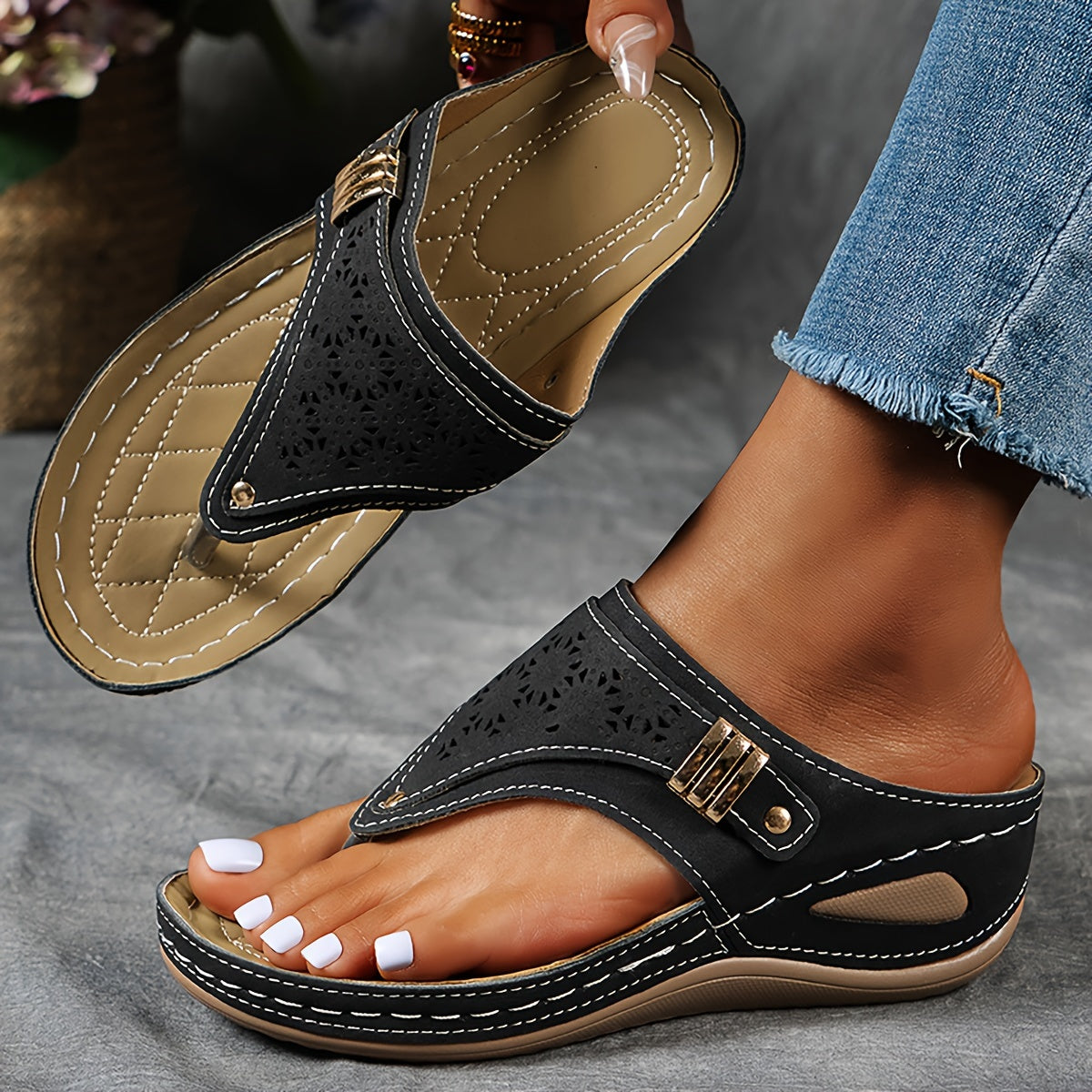 Cadiz™ | Orthopedische Sandaal – Dagelijks comfort en stijl