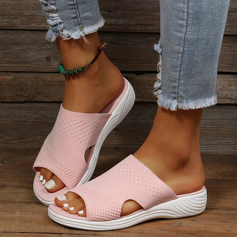 OrthoFeet | Orthopedische comfortabele sandalen met sleehak
