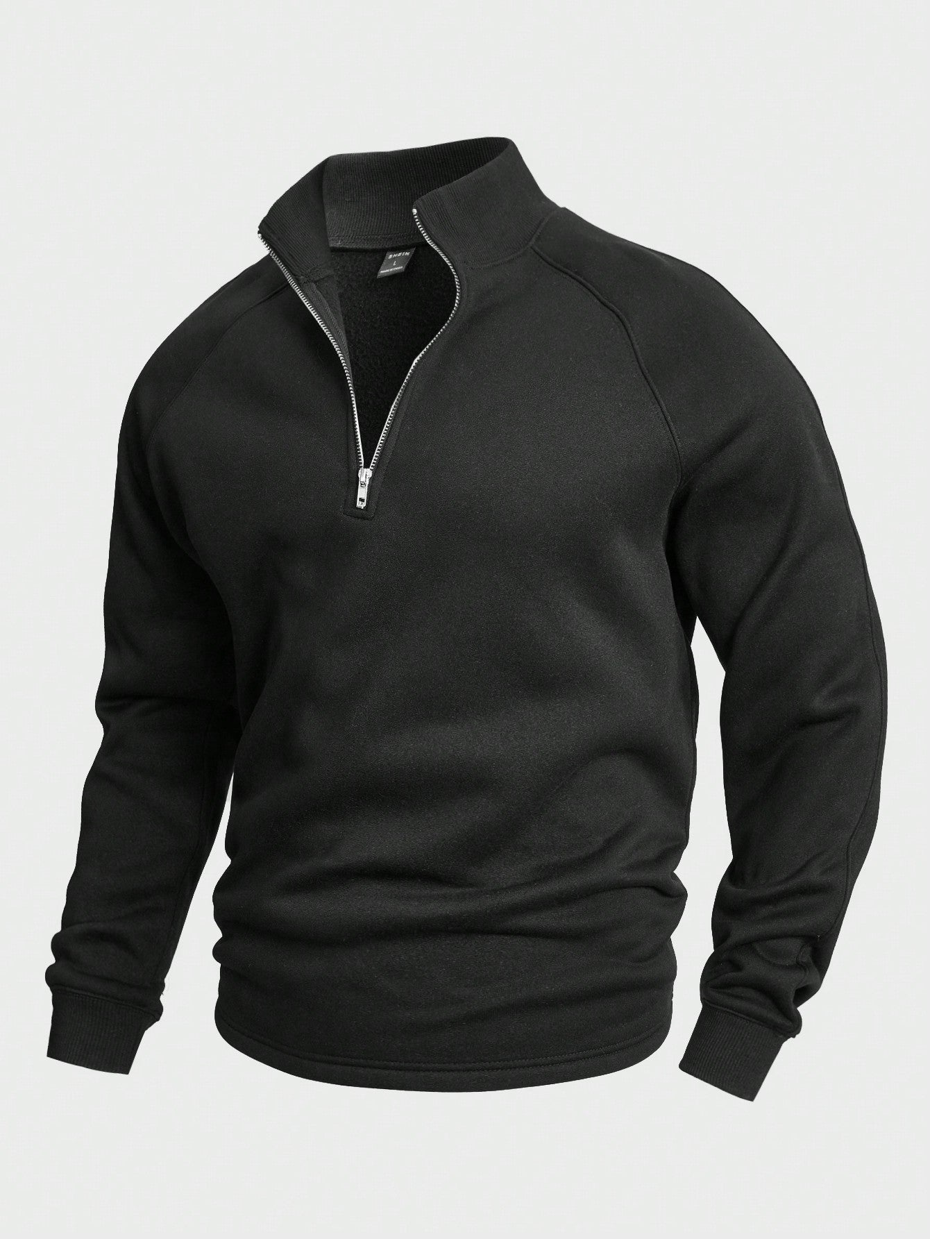 Antonio | casual trui met halve rits
