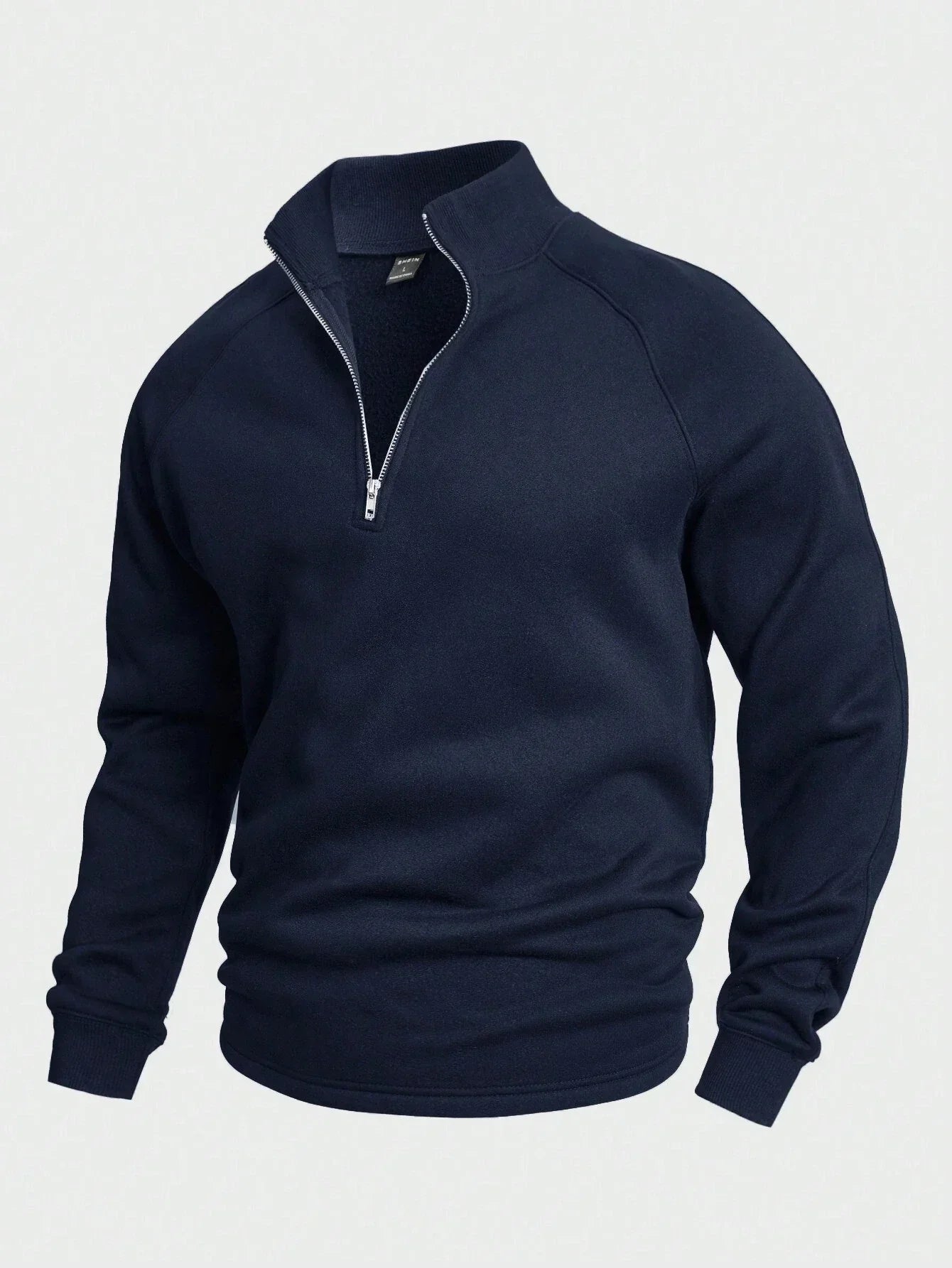Antonio | casual trui met halve rits