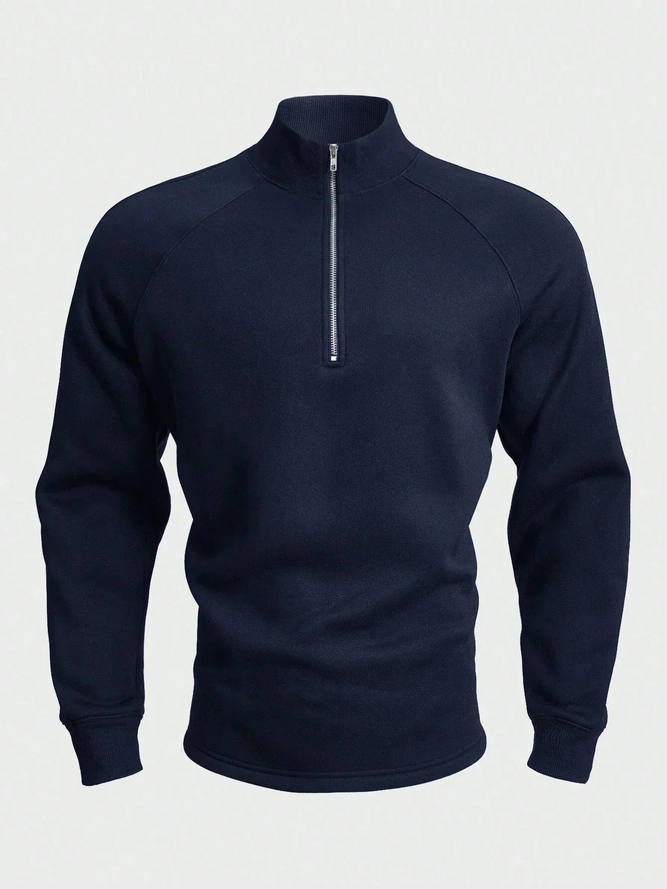 Antonio | casual trui met halve rits