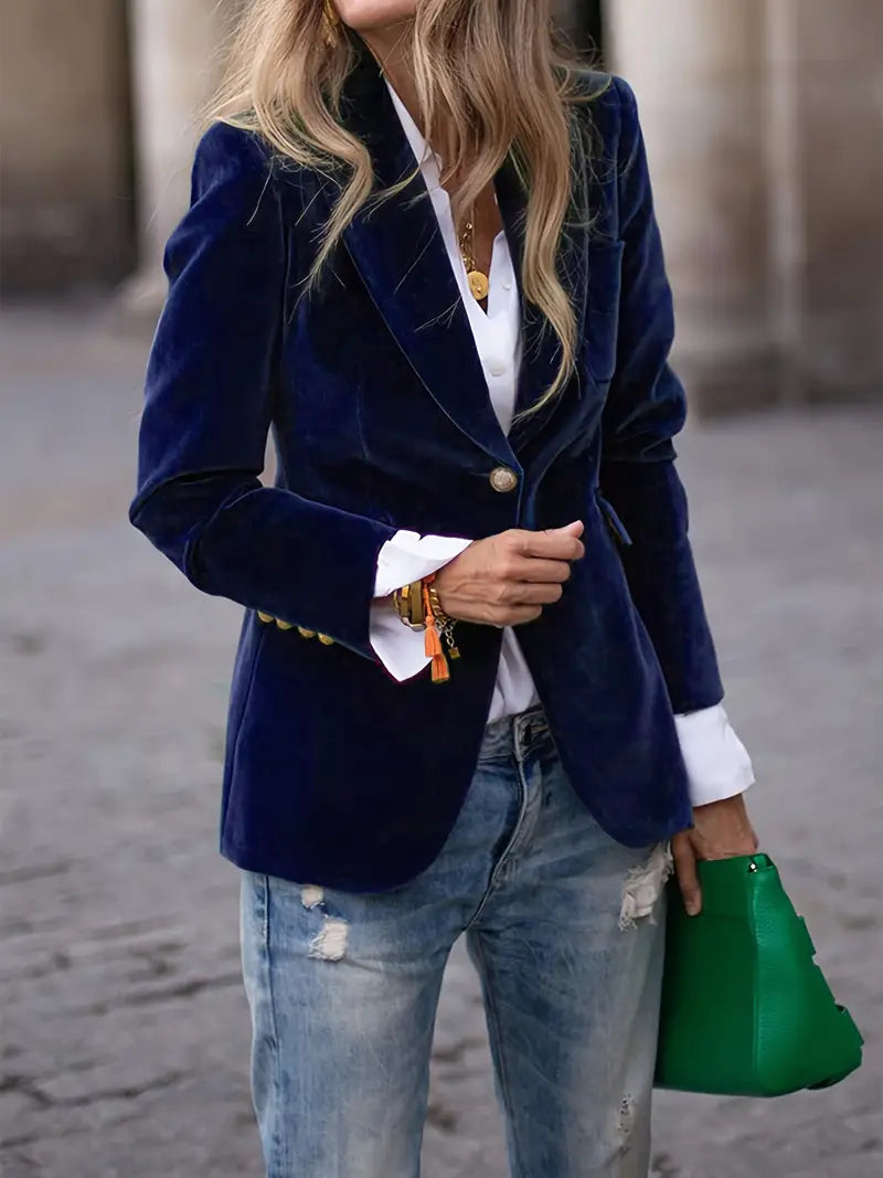 Zara™ | Fluwelen Blazer