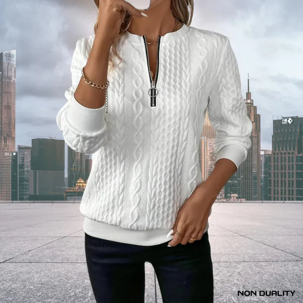 Renate | Zip-Up Trui