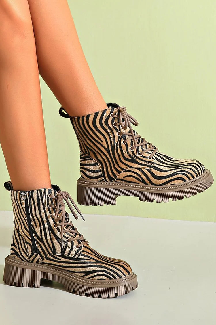 ZEBRA PRINT VETERSCHOENEN
