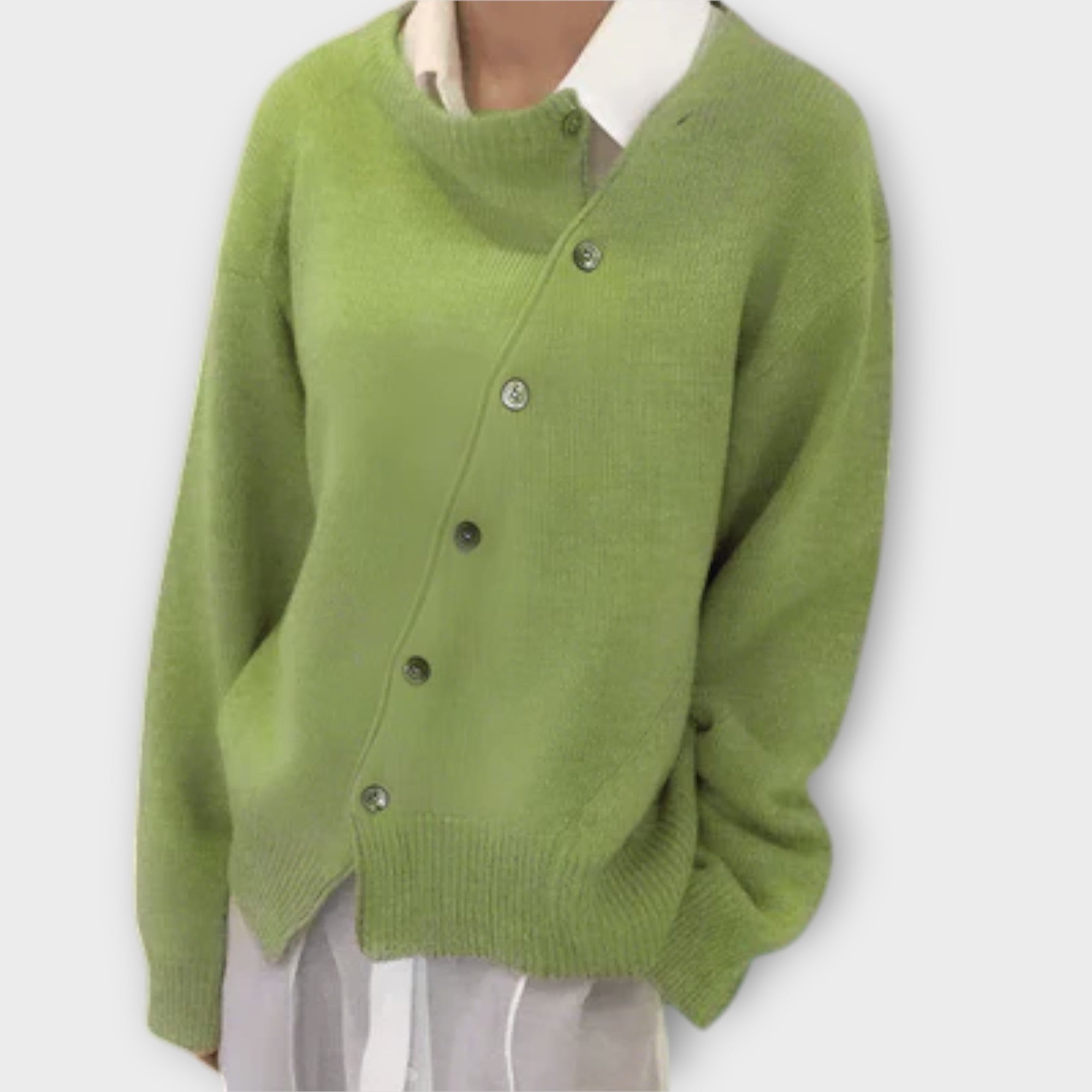Cato – Casual Herfstcardigan van Premium Wolmix
