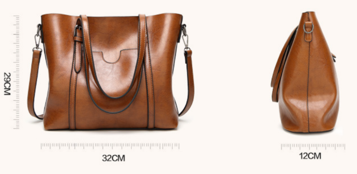 Clara | Elegante Leren Schoudertas