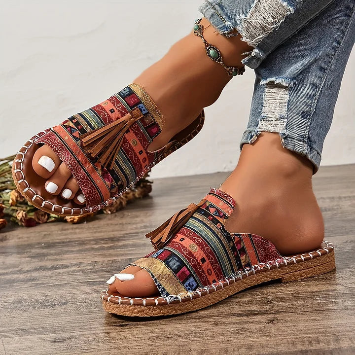 Lena™ | Platte en comfortabele orthopedische sandalen