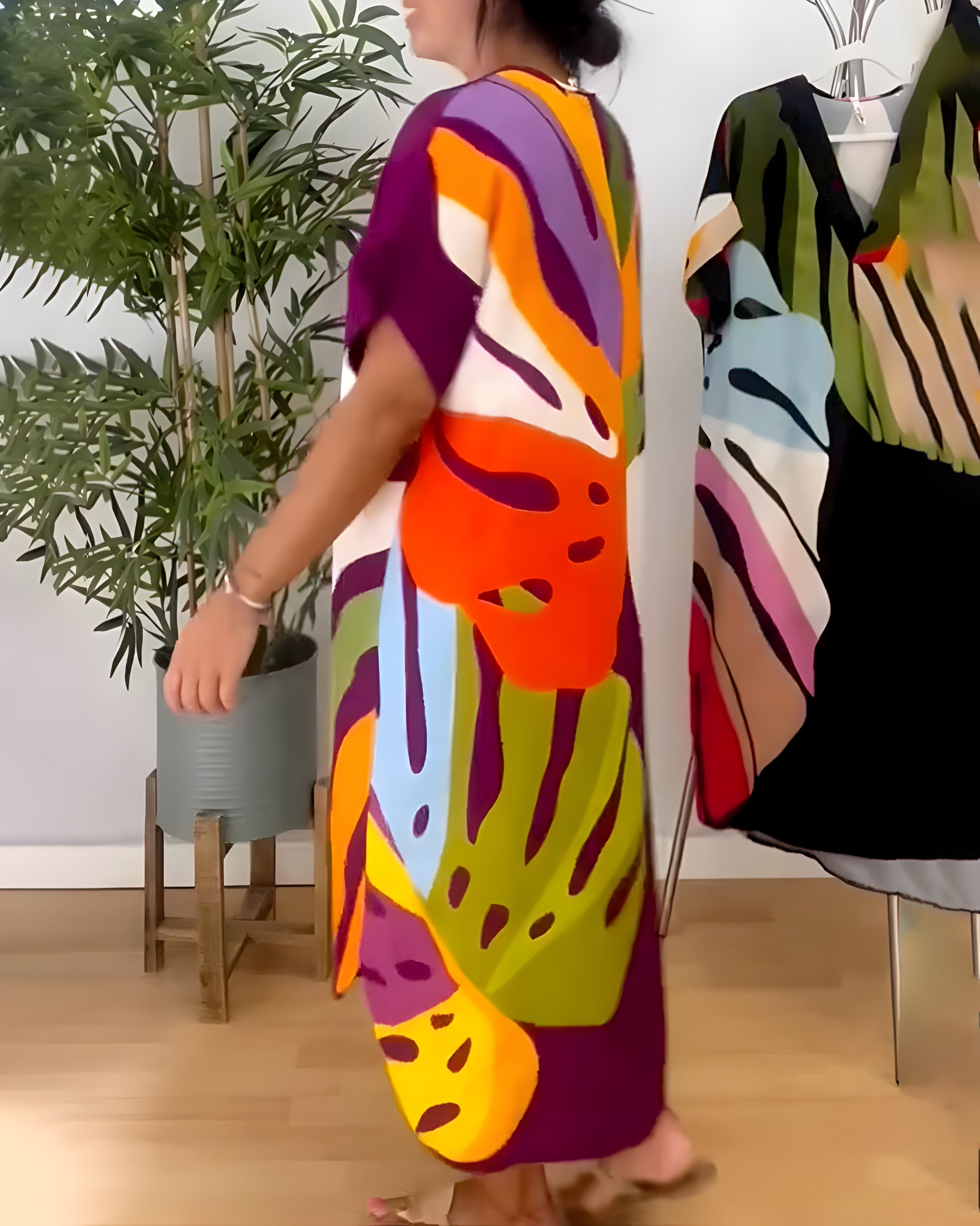 Rosaline™ | Kleurrijke casual jurk