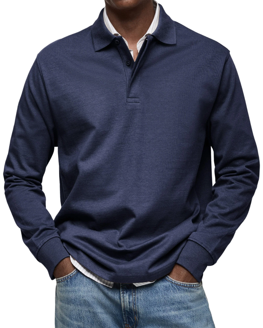 Stefan – Casual Polo Trui van Premium Katoenmix
