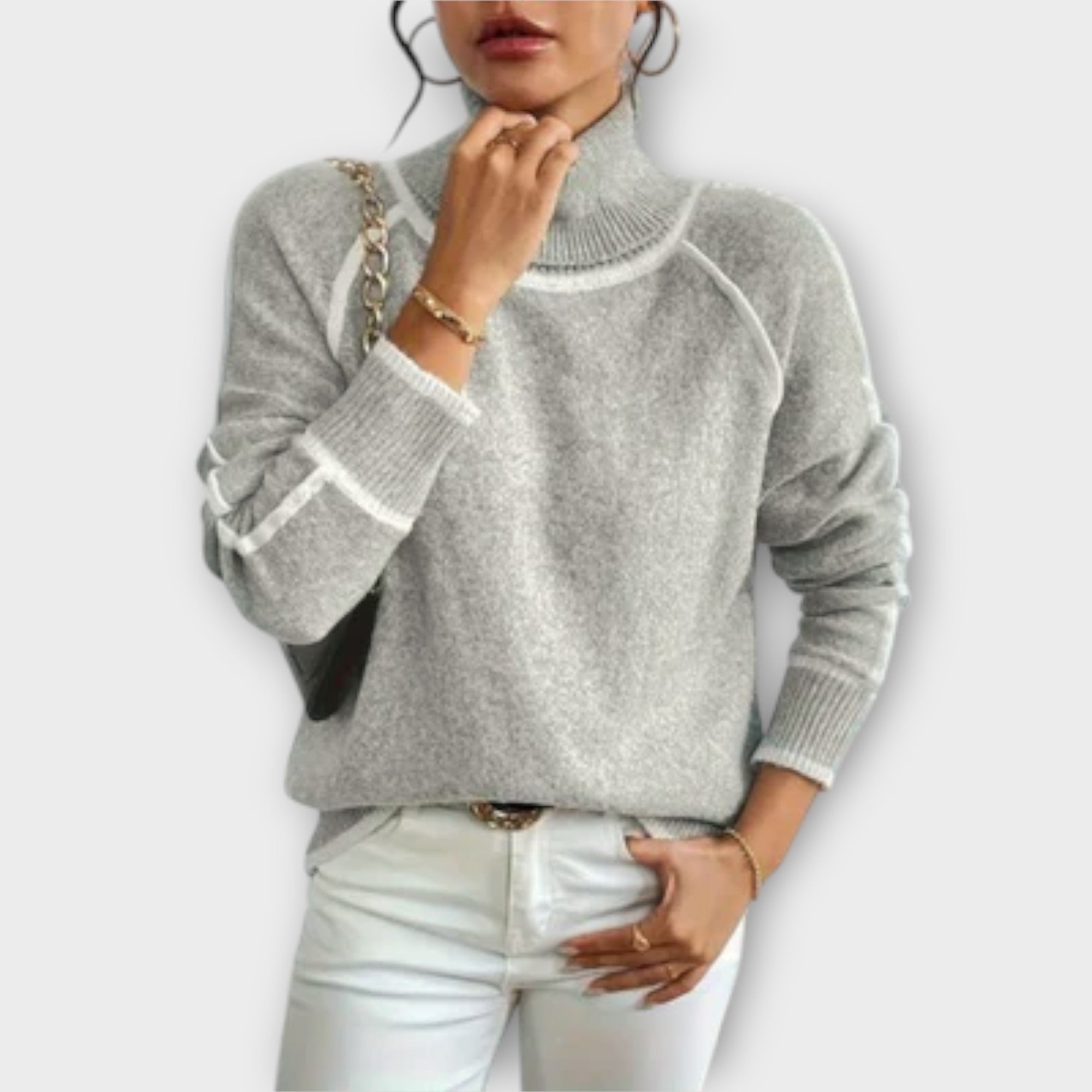 Aurélie – Casual Herfstcoltrui van Premium Wolmix