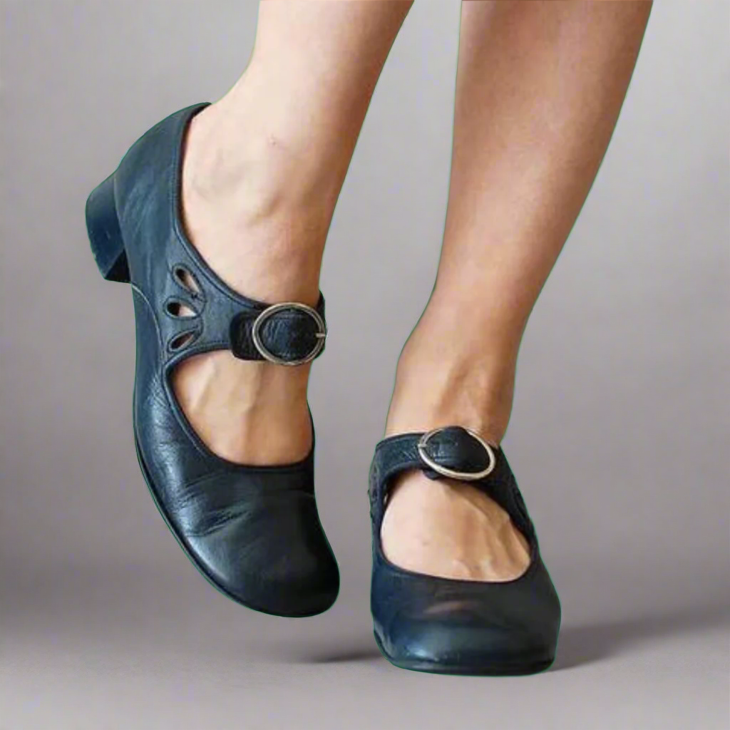 Denisa | Orthopedische leren sandalen met comfortabele wigzool