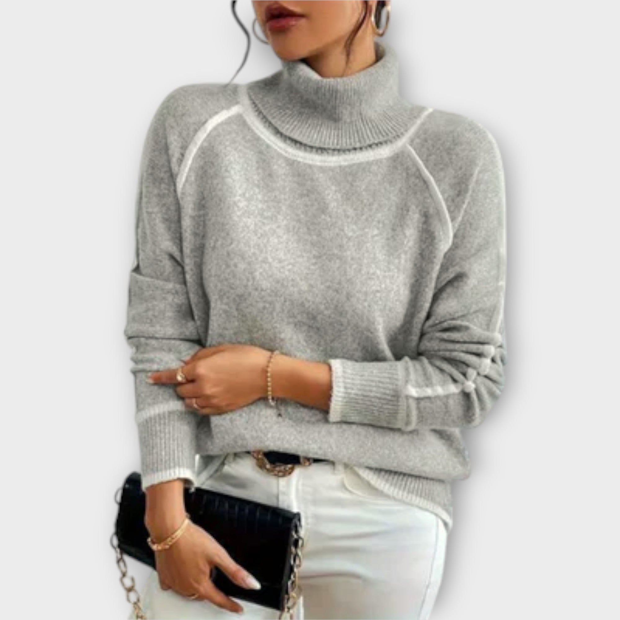 Aurélie – Casual Herfstcoltrui van Premium Wolmix