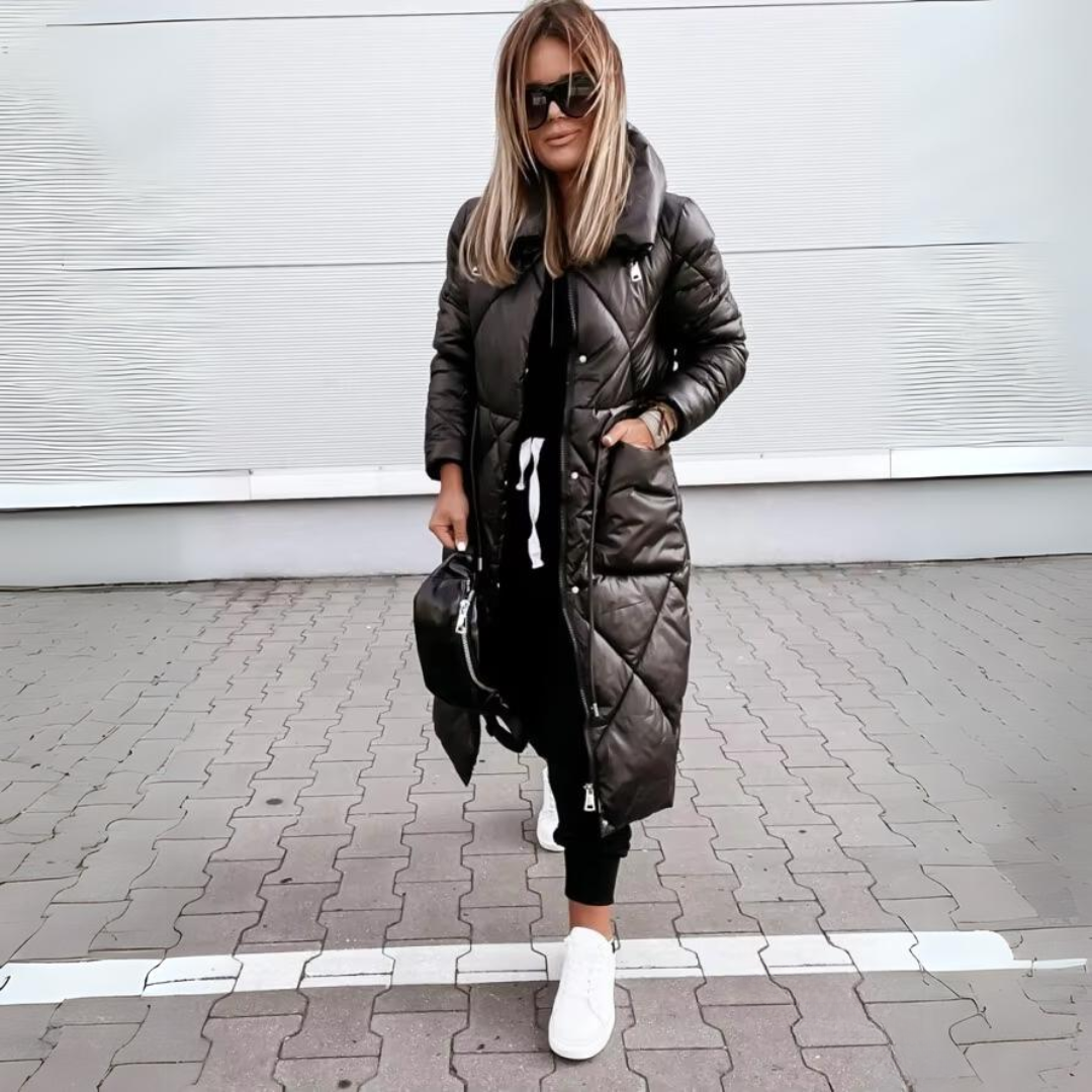 Charlene | Luxe Gequilted Lange Puffer