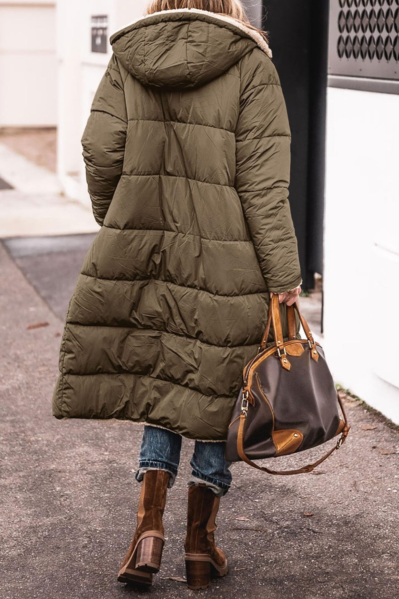 Johna – Luxe Omkeerbare Sherpa Jas