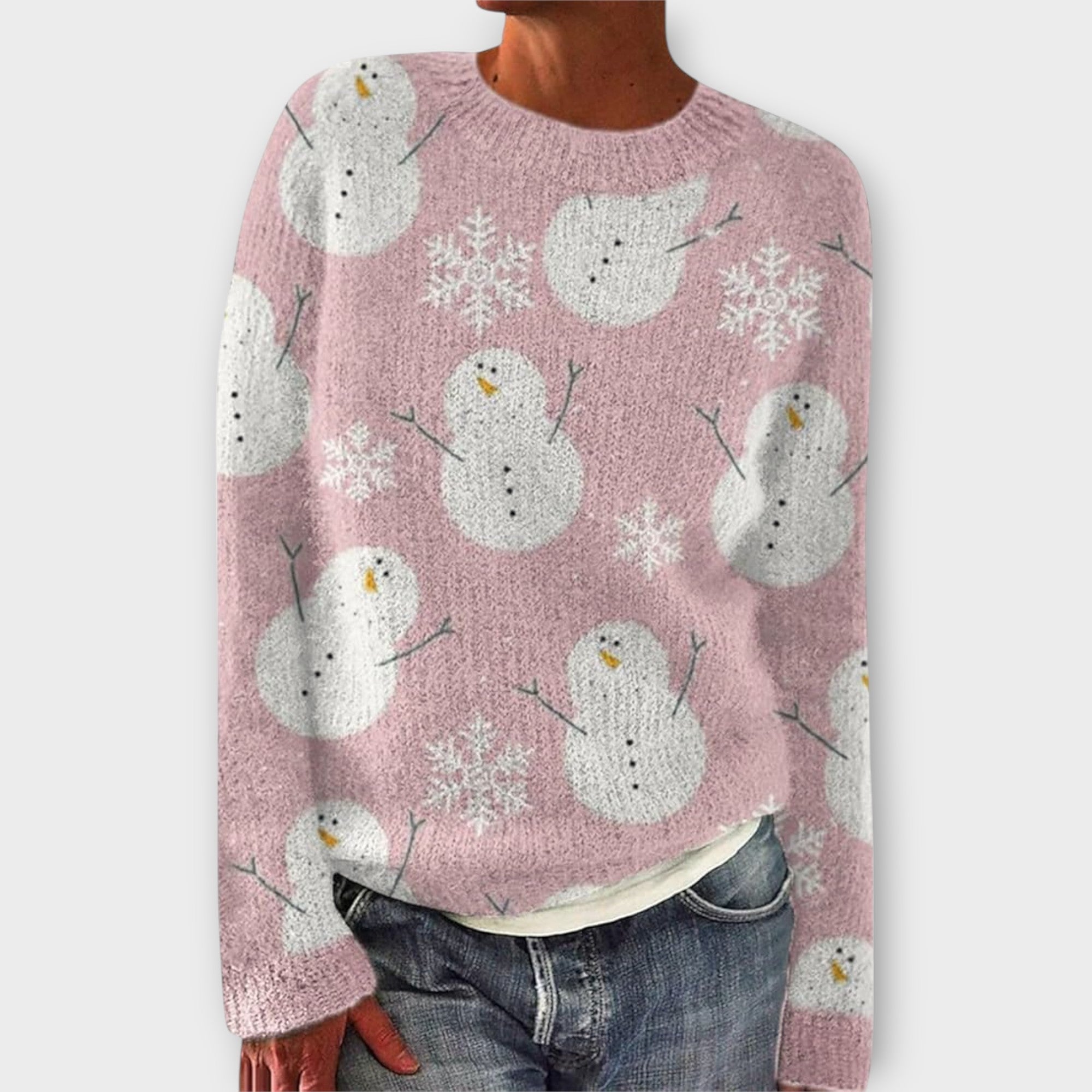 Simone – Comfortabele Kerst Herfsttrui van Premium Wolmix