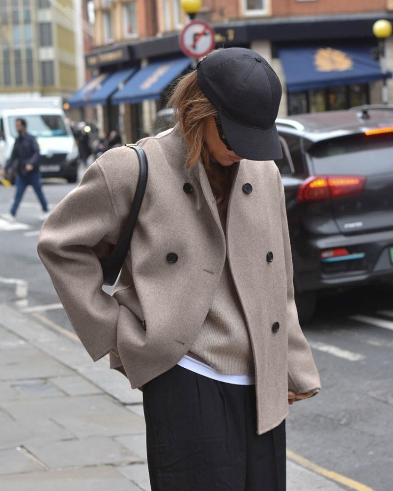 Anaia - Oversized jasje in Franse stijl
