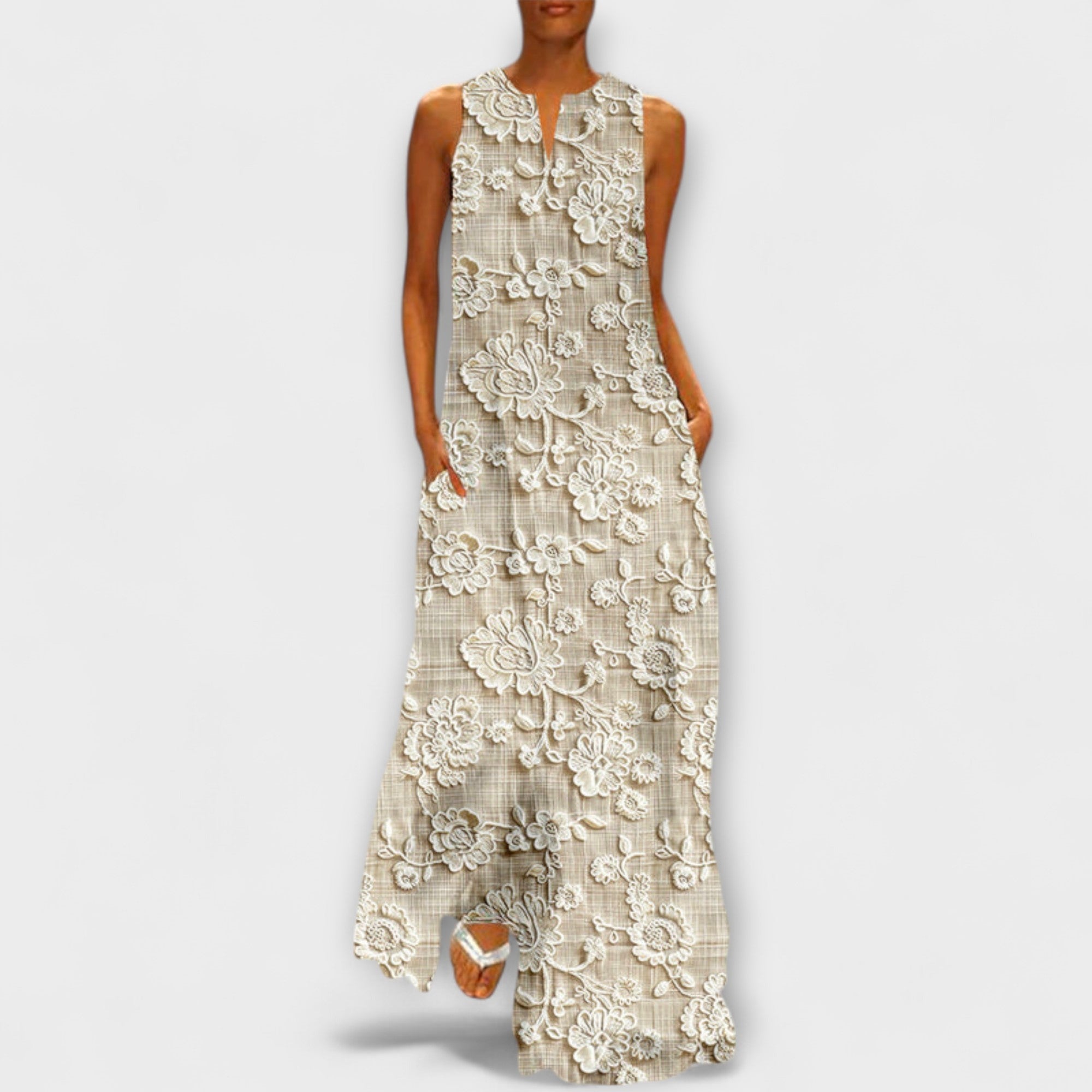 Lily - Dress with lace pattern