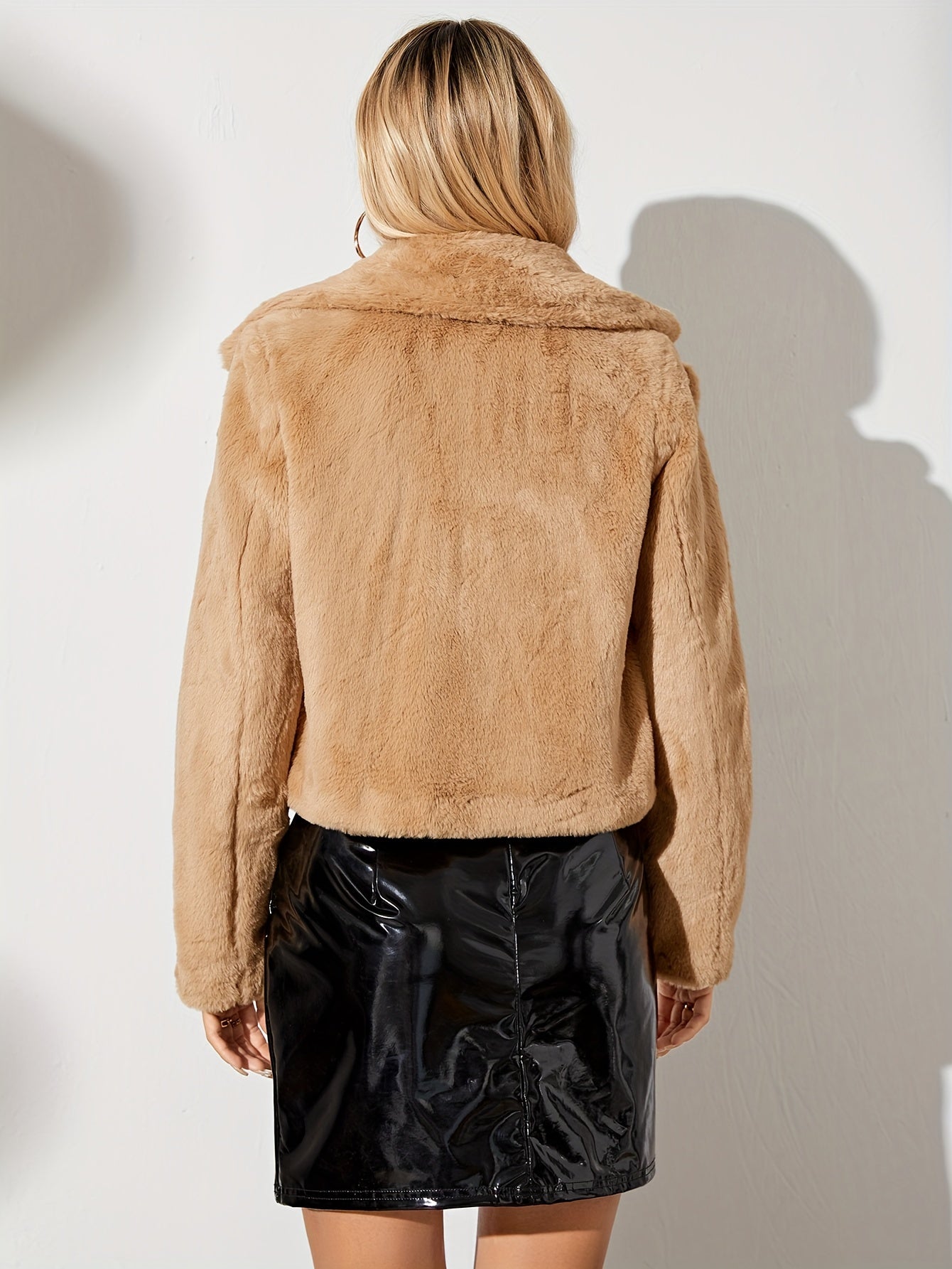 Zacht jasje met open voorkant