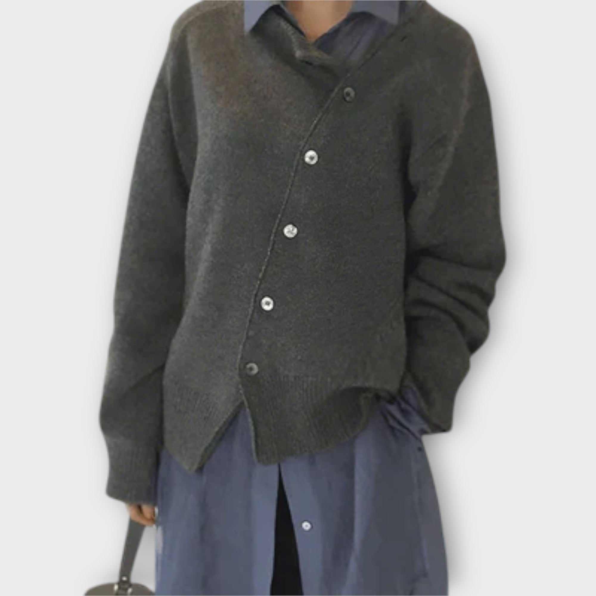 Cato – Casual Herfstcardigan van Premium Wolmix