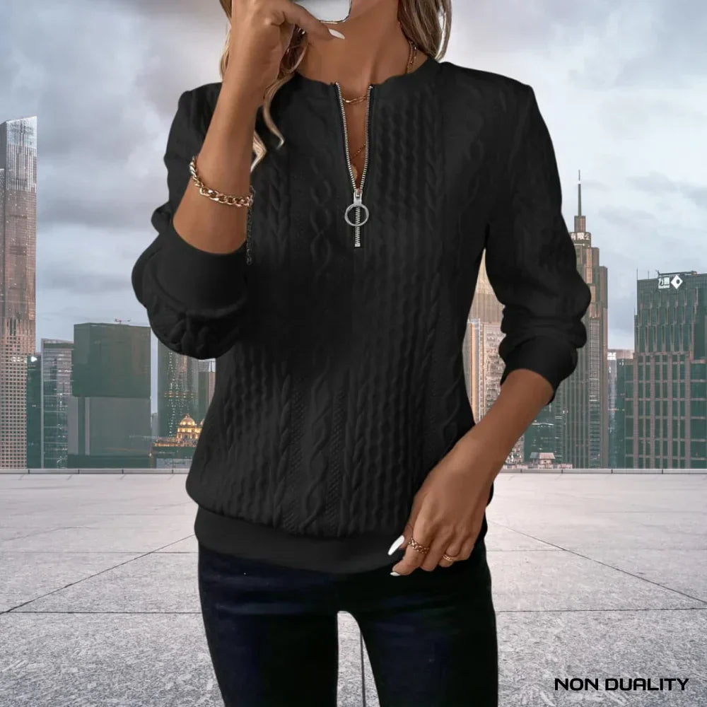 Renate | Zip-Up Trui