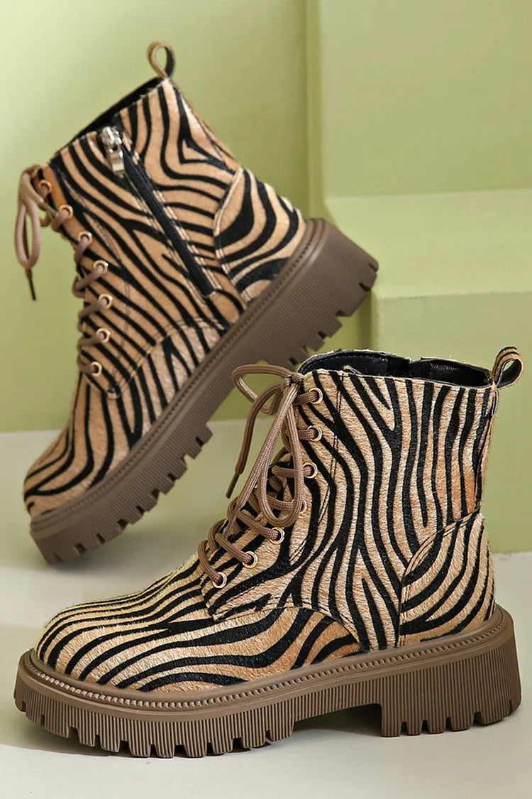ZEBRA PRINT VETERSCHOENEN