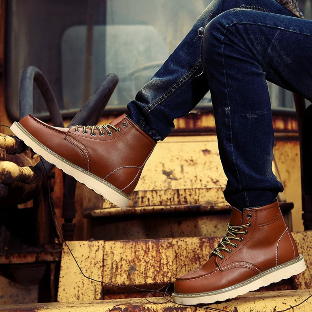 Sjon | Vintage leren laarzen