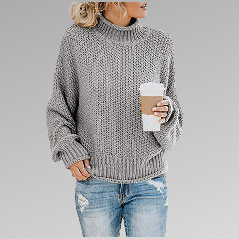 Braelyn | Pullover met hoge kraag