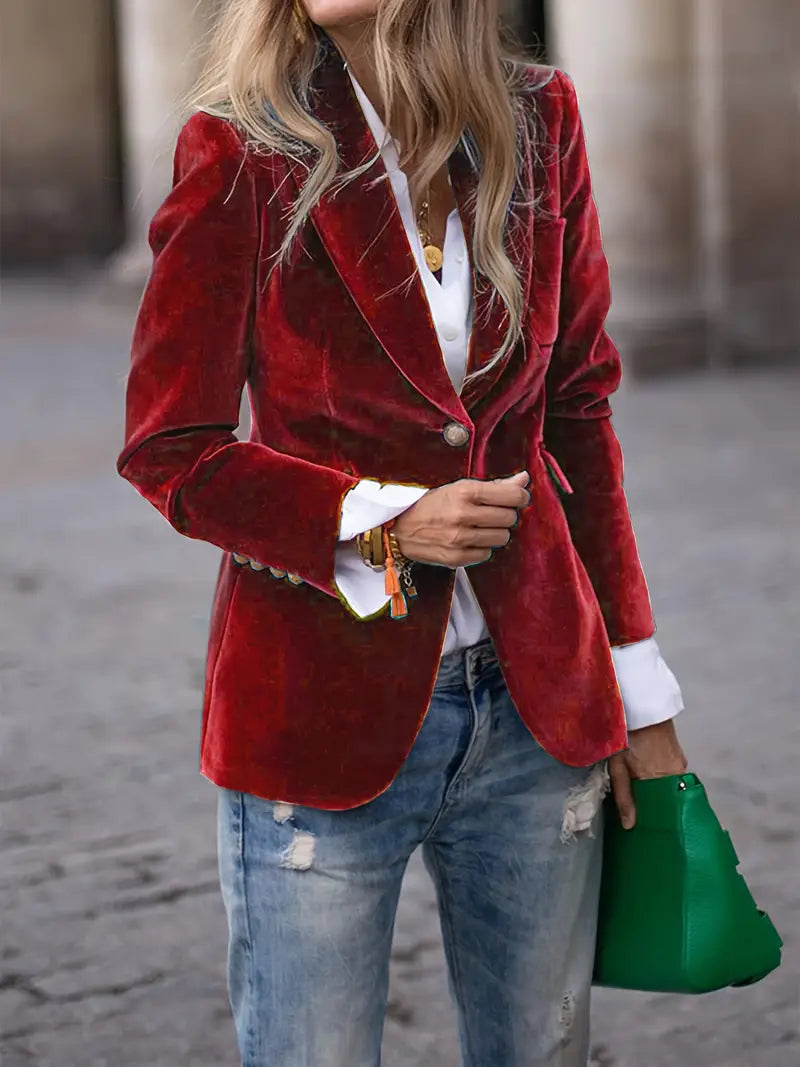 Zara™ | Fluwelen Blazer