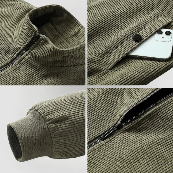 Theo | Luxe Manchester Jacket met Fleecevoering
