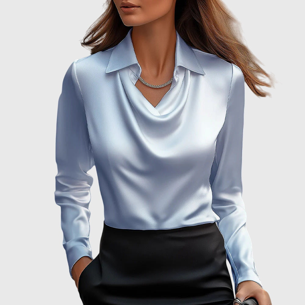 Lotte – Elegante Satijnen Blouse