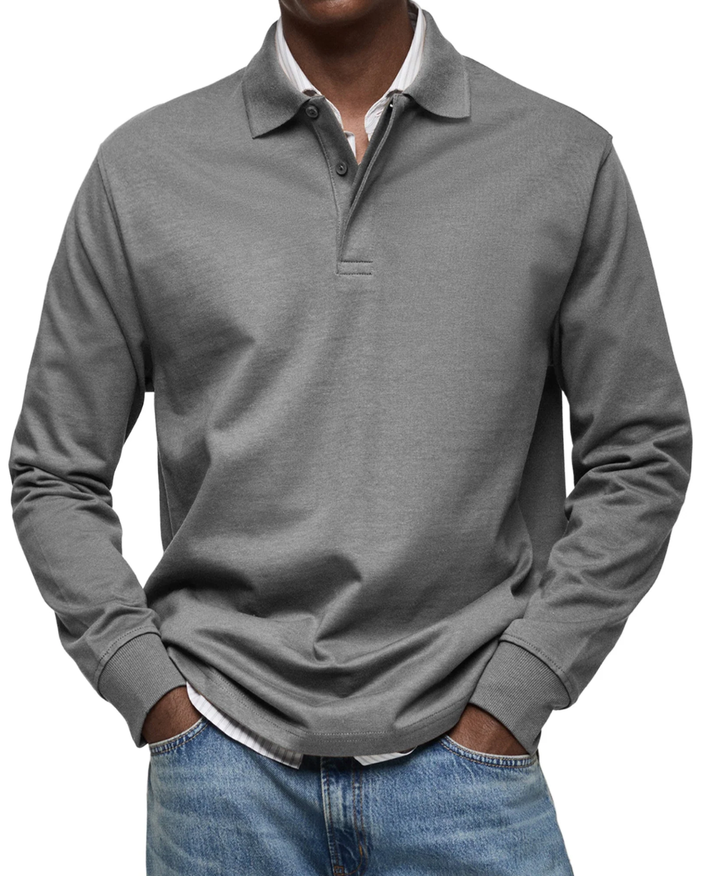 Stefan – Casual Polo Trui van Premium Katoenmix
