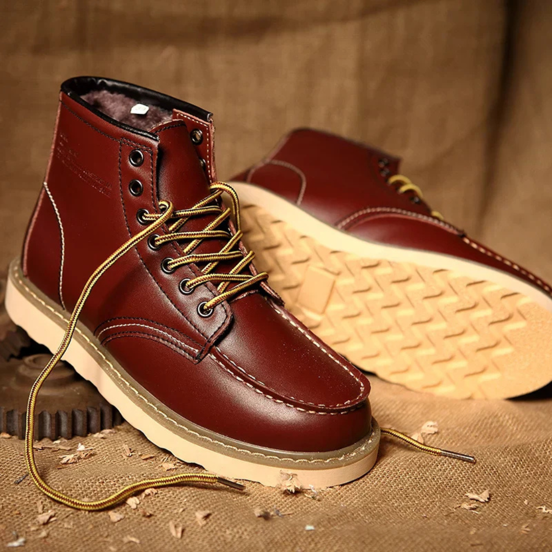 Sjon | Vintage leren laarzen
