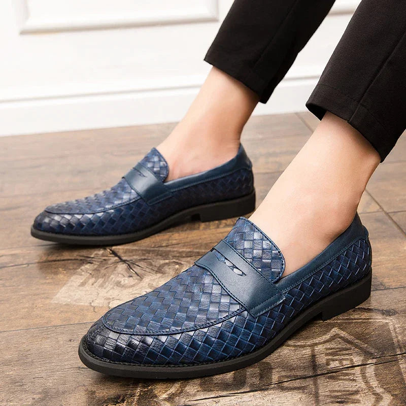 Victor – Verona Gevlochten Leren Loafer