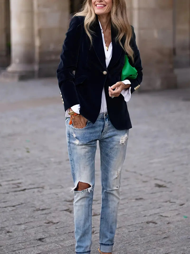 Zara™ | Fluwelen Blazer