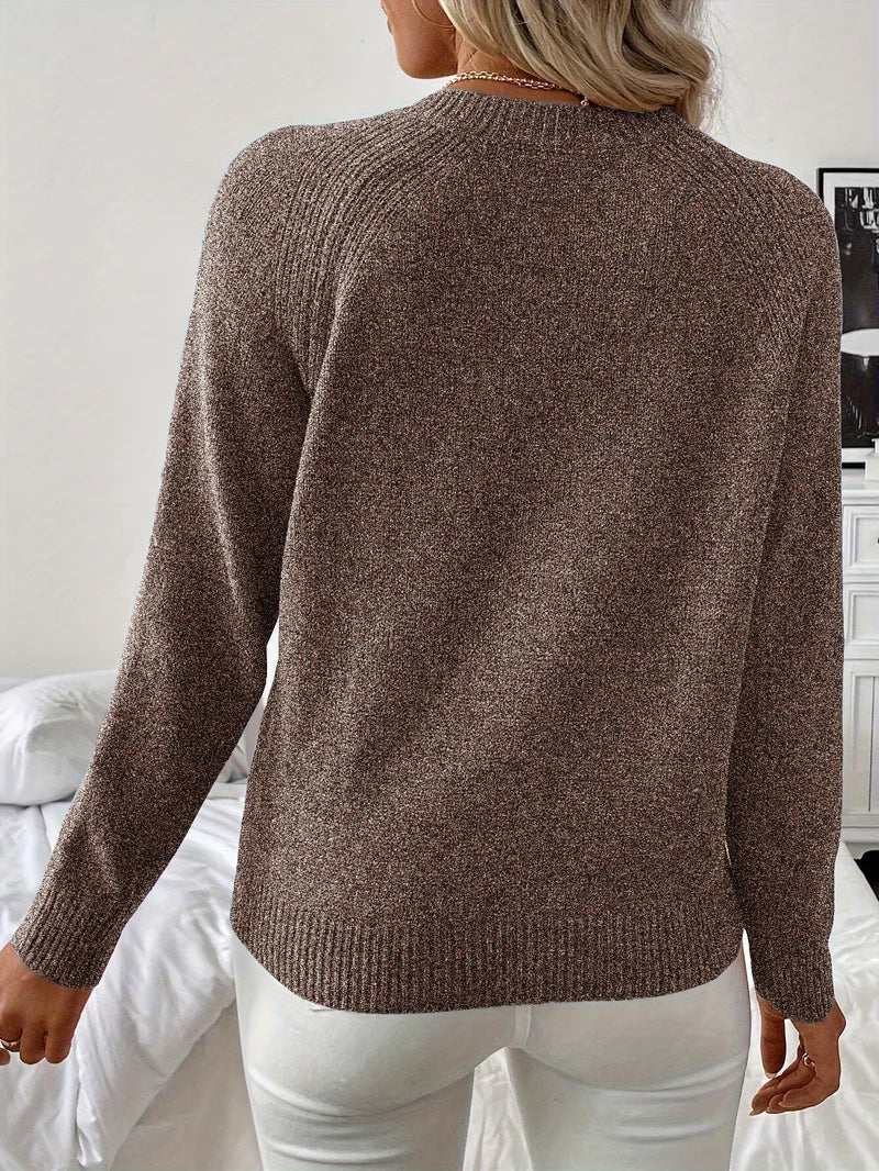 Pascuala - Elegante gebreide trui met parel