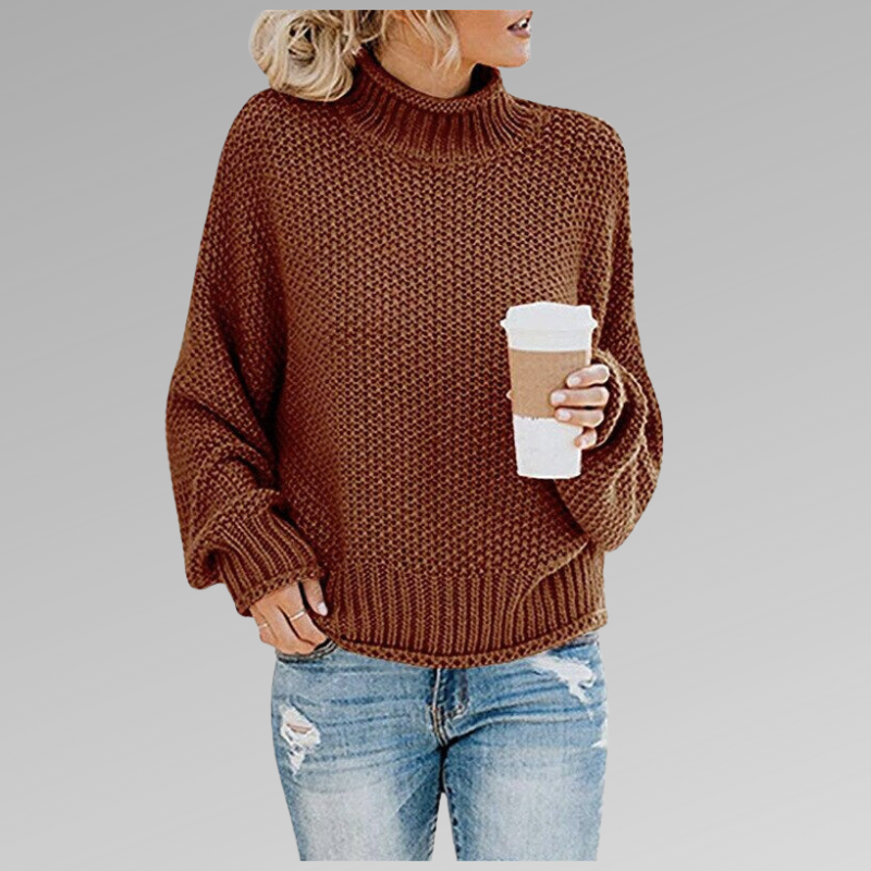 Braelyn | Pullover met hoge kraag