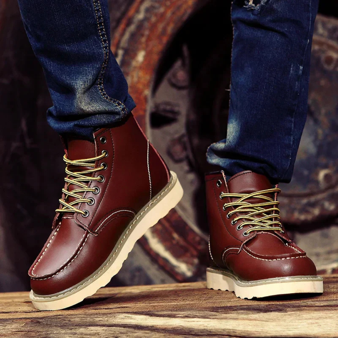 Sjon | Vintage leren laarzen