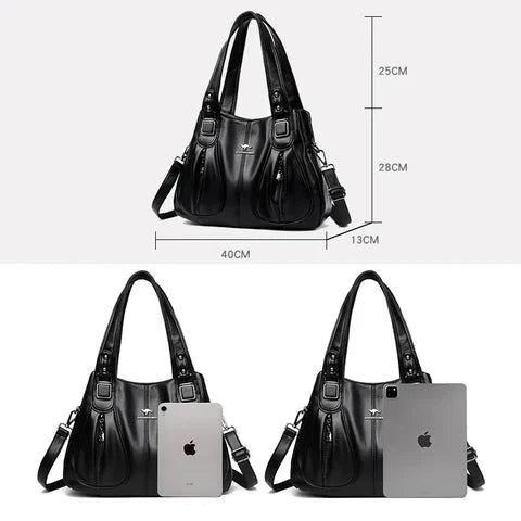 Noora™ | Informele vegan leren tas