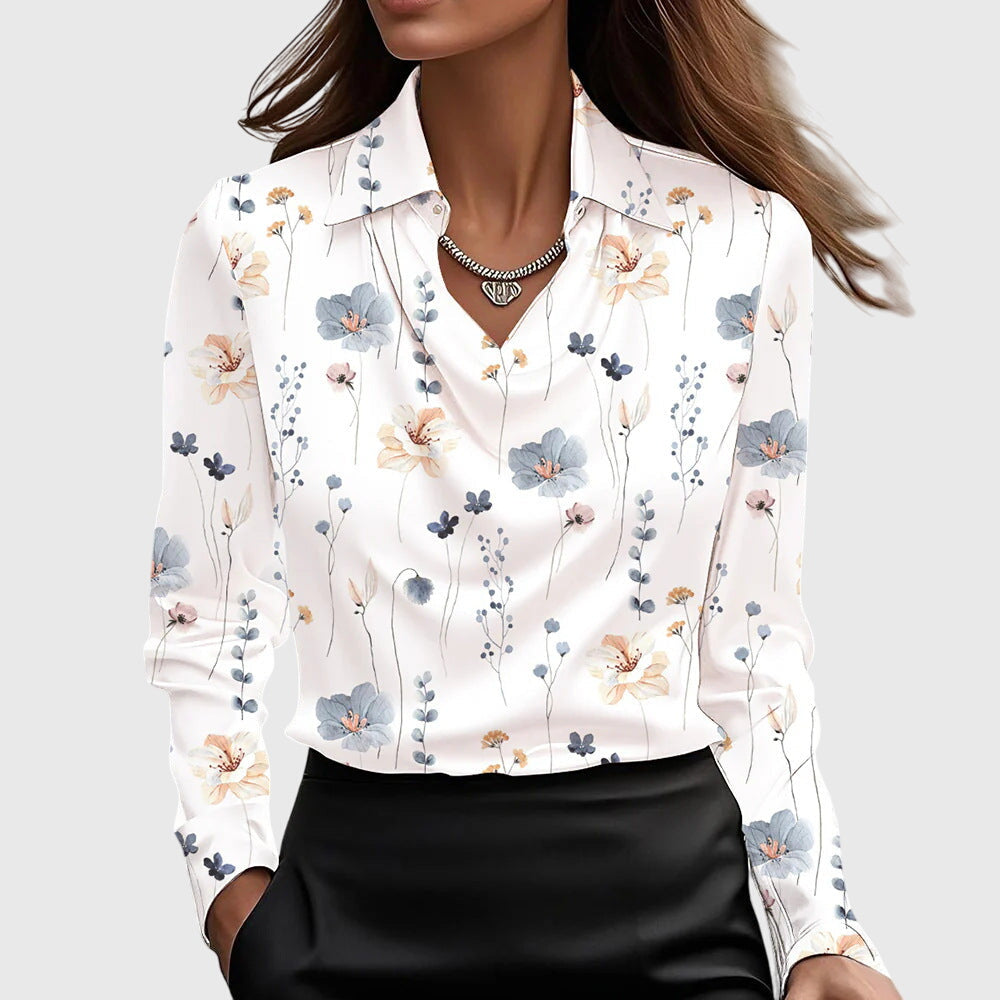 Lotte – Elegante Satijnen Blouse