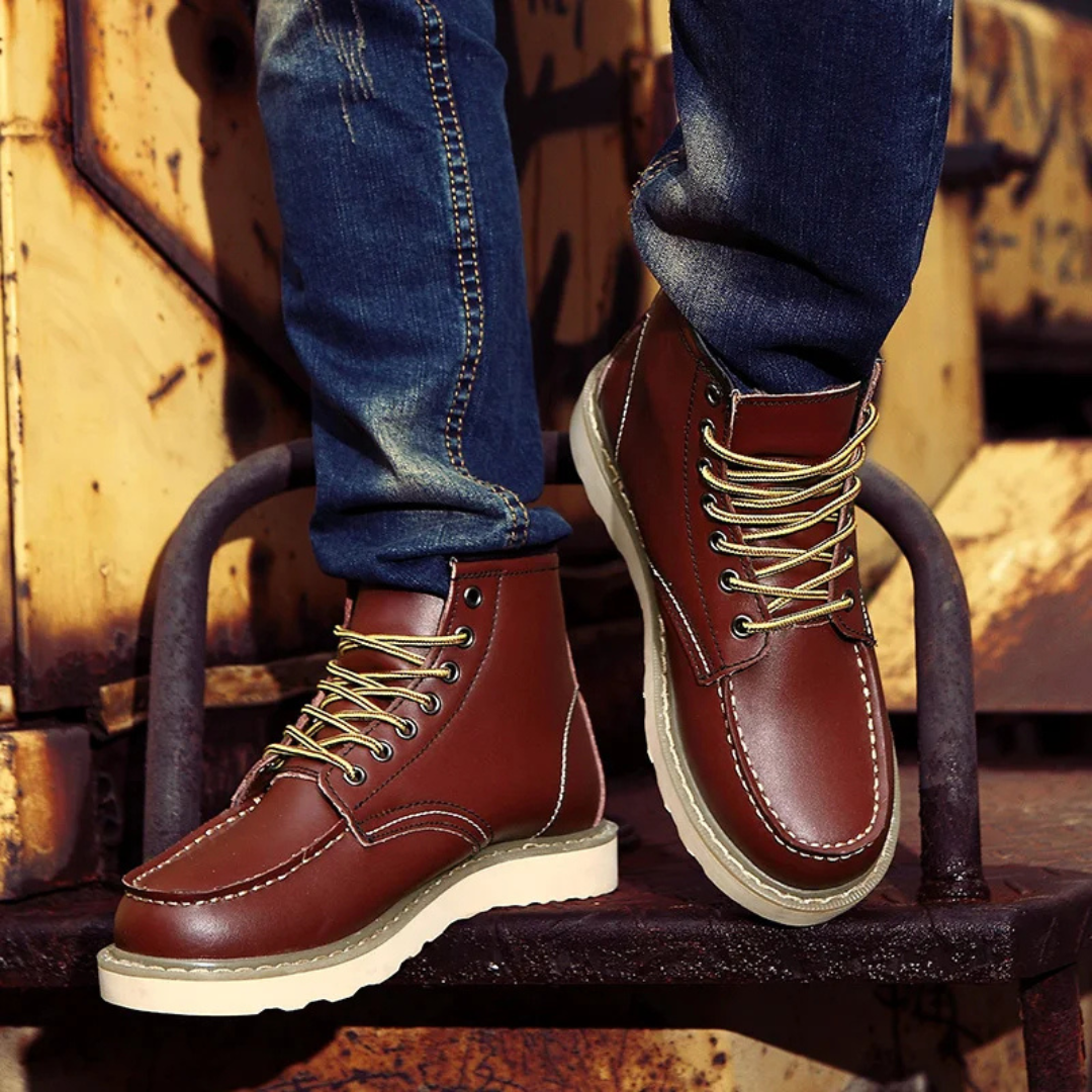 Sjon | Vintage leren laarzen