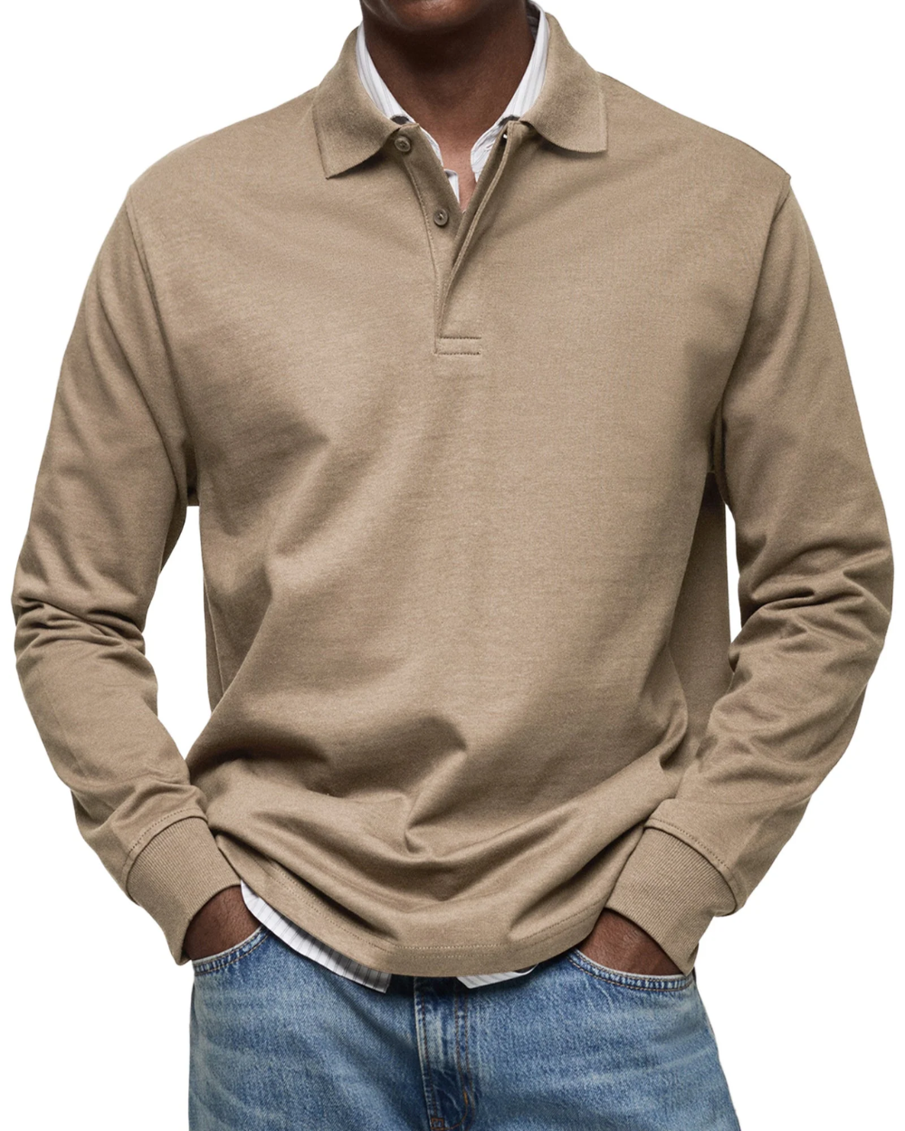 Stefan – Casual Polo Trui van Premium Katoenmix