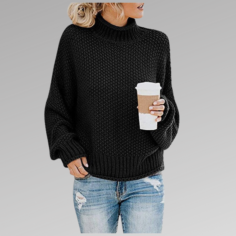 Braelyn | Pullover met hoge kraag