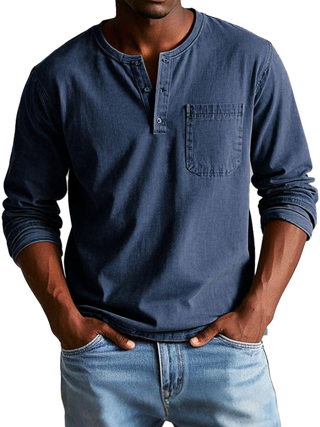 Thomas | Vintage overhemd met lange mouwen