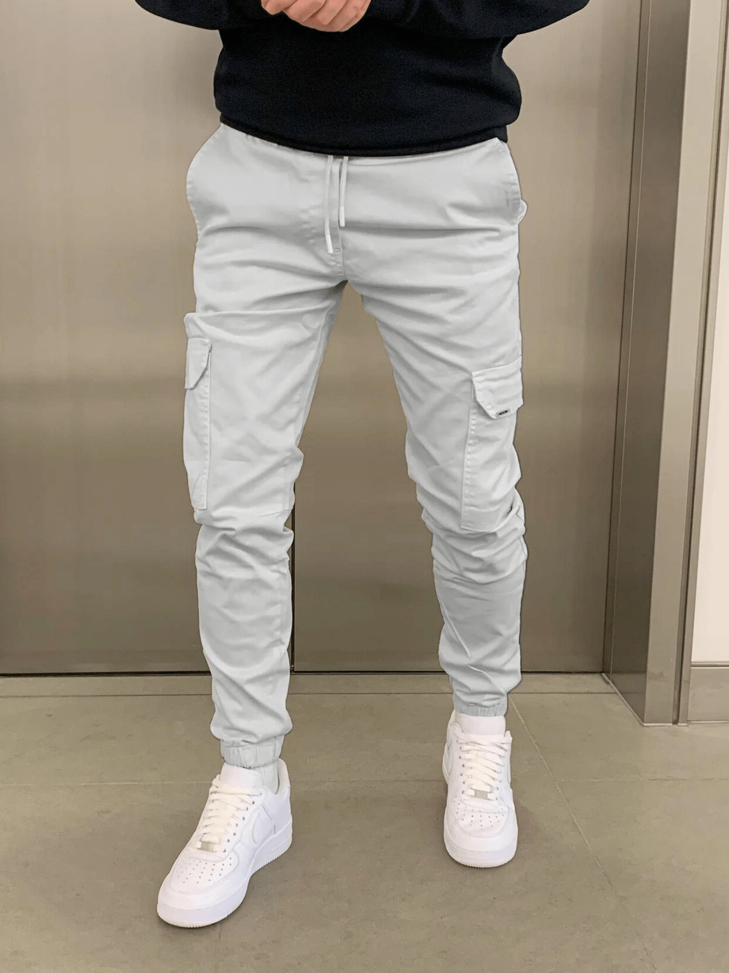 Laurent™ Stijlvolle en praktische cargo jogger