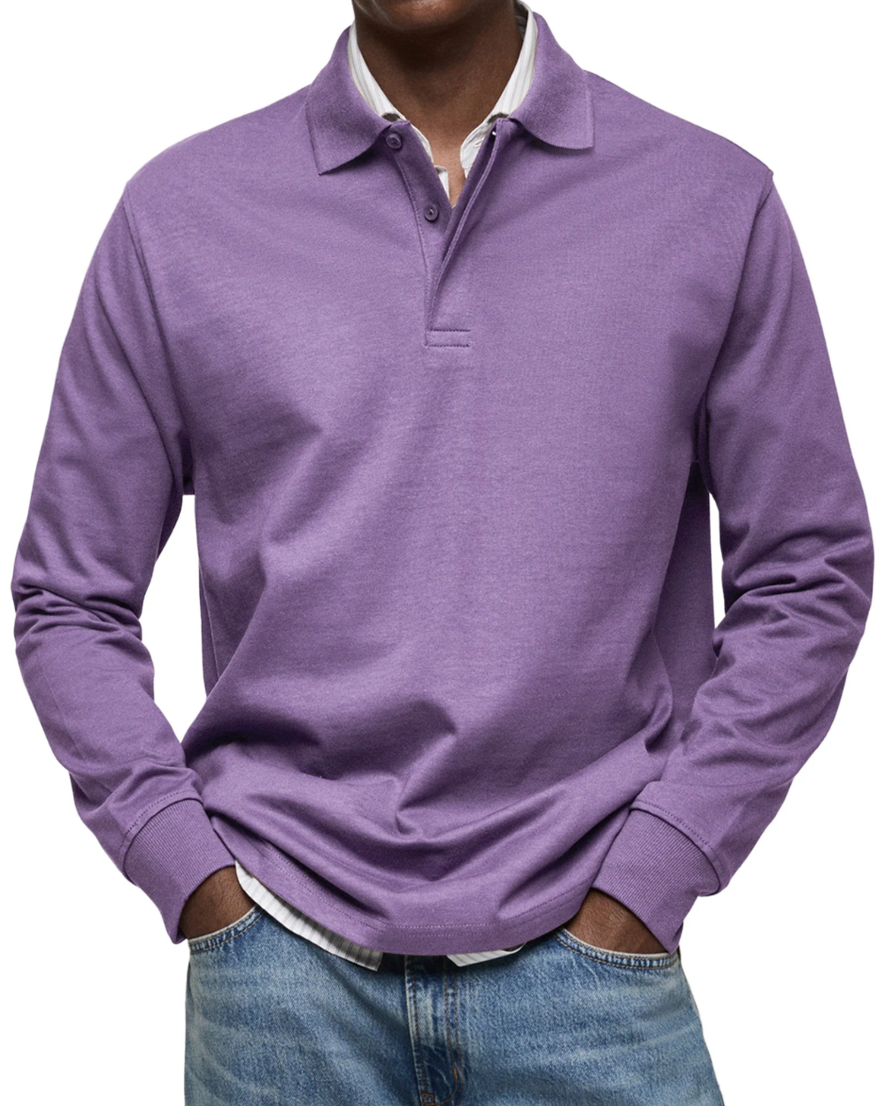 Stefan – Casual Polo Trui van Premium Katoenmix