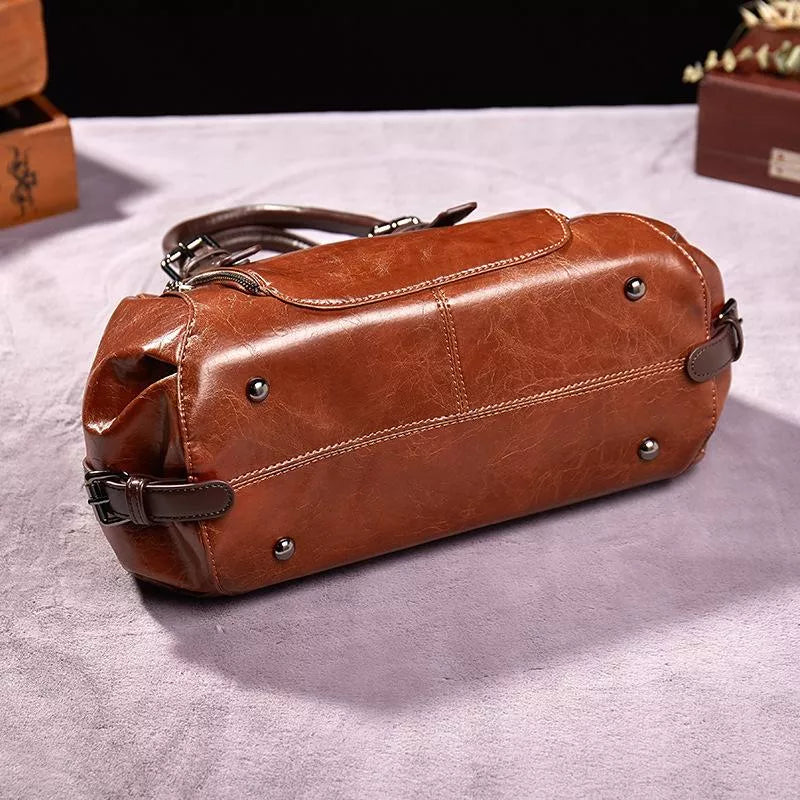 Nina | Chique Leren Handtas